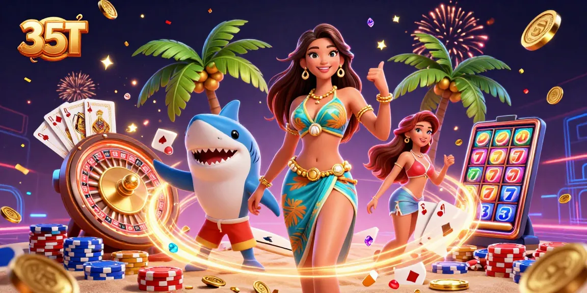 Experience excitement at 35T with dazzling casino moments and vibrant gaming visuals.