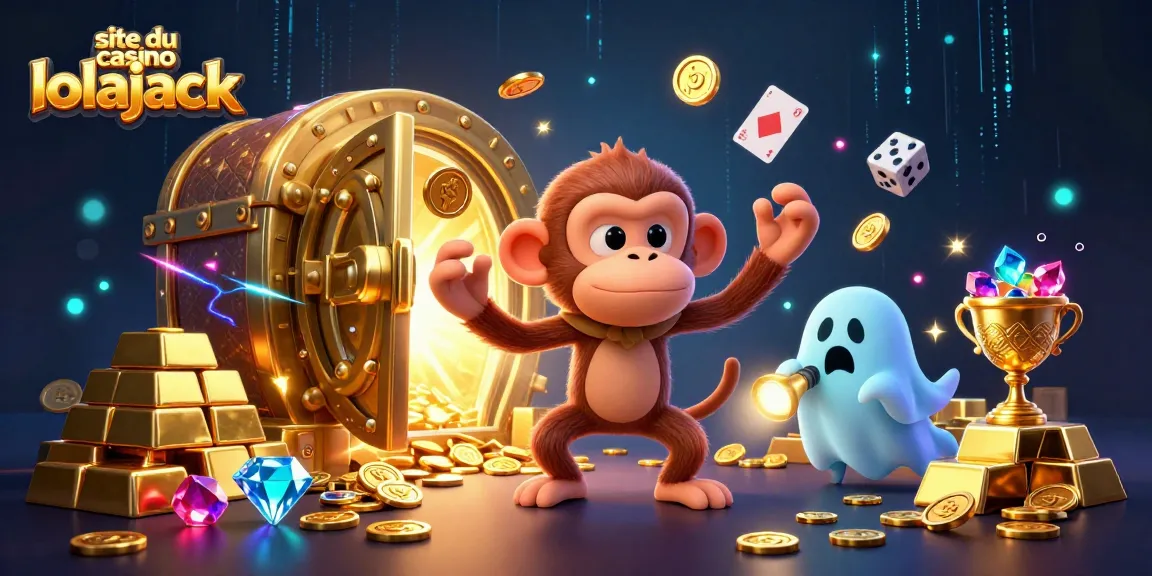 Engage with golden treasures and games at site du casino lolajack in this lively casino scene.