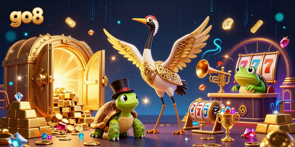 Engage in thrilling gameplay at go8 with vibrant 3D characters and dynamic casino elements.