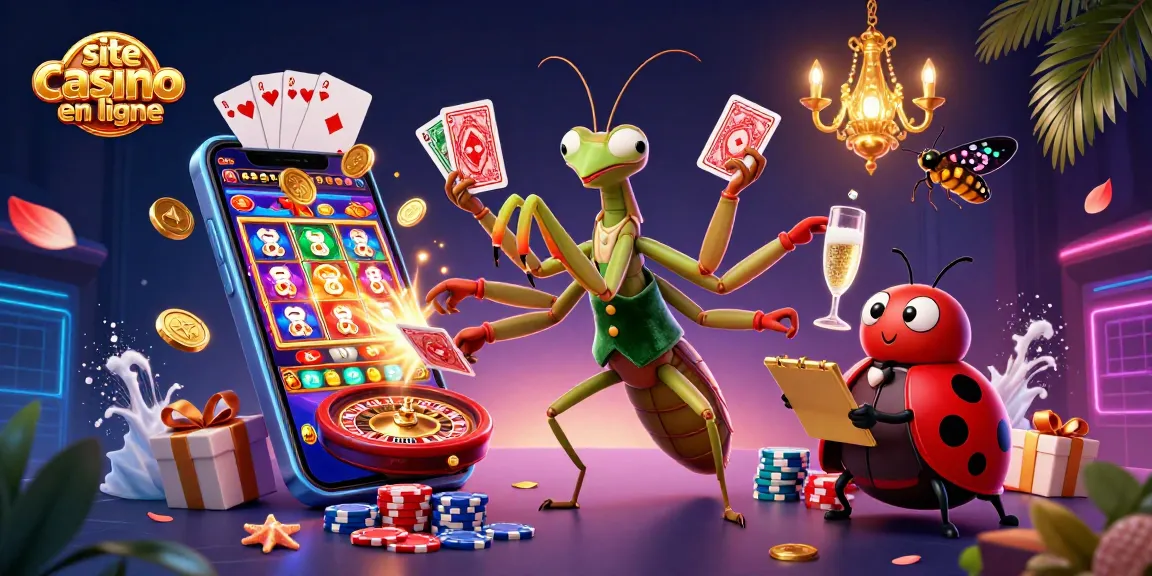 Gagnez avec des jeux sur le site casino en ligne grâce à des éléments animés et colorés.