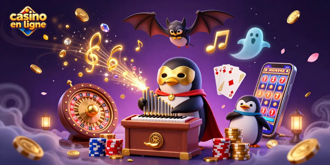Jouez à des machines à sous et pariez au casino en ligne avec des personnages ludiques et des effets magiques.