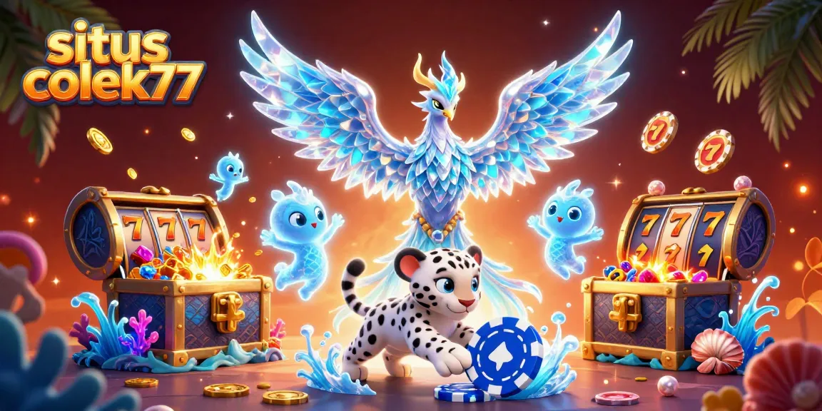 Engage with situs colek77 to explore vibrant slot games, a dazzling ice phoenix, and glowing treasures!