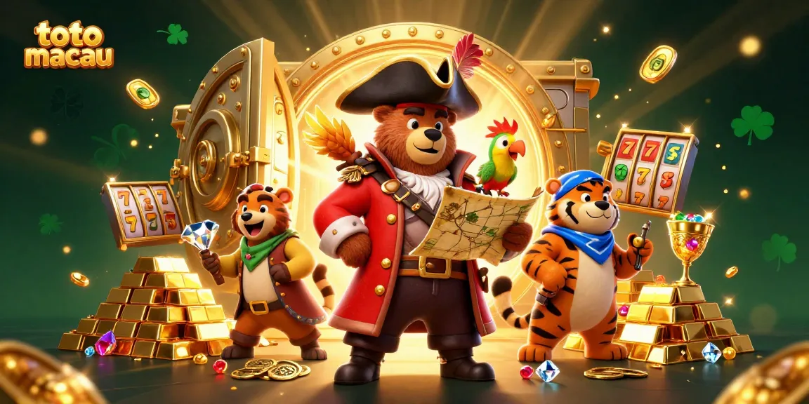 Spin the reels at toto macau with thrilling characters and treasure elements, creating an engaging atmosphere.