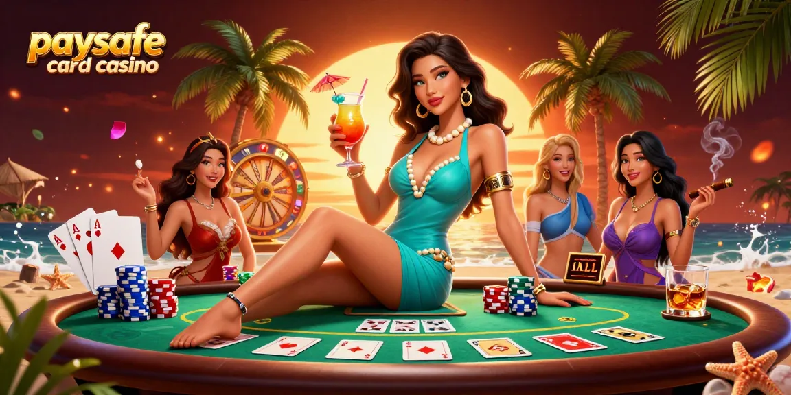 Erleben Sie den Nervenkitzel des Gewinnens in Paysafe Card Casinos mit lebendiger Spielaction und tropischem Luxus.