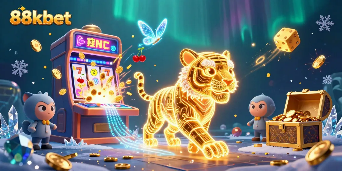 Experience thrilling wins with 88kbet at a vibrant digital casino scene filled with jackpots and action.