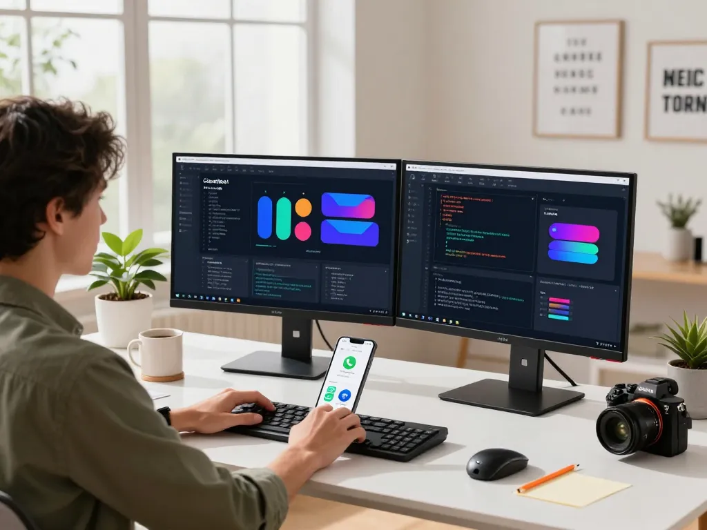 Workspace showcasing Clawdbot AI in use, highlighting productivity and personal assistant capabilities.