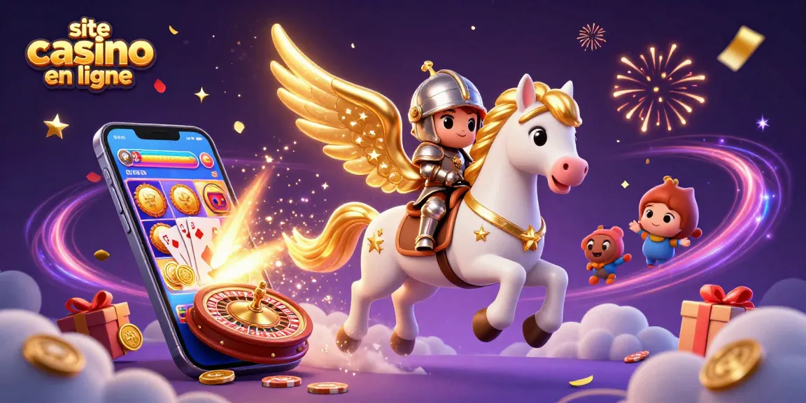 Profitez de l'expérience immersive du site casino en ligne avec un cheval et un chevalier dans une scène captivante.