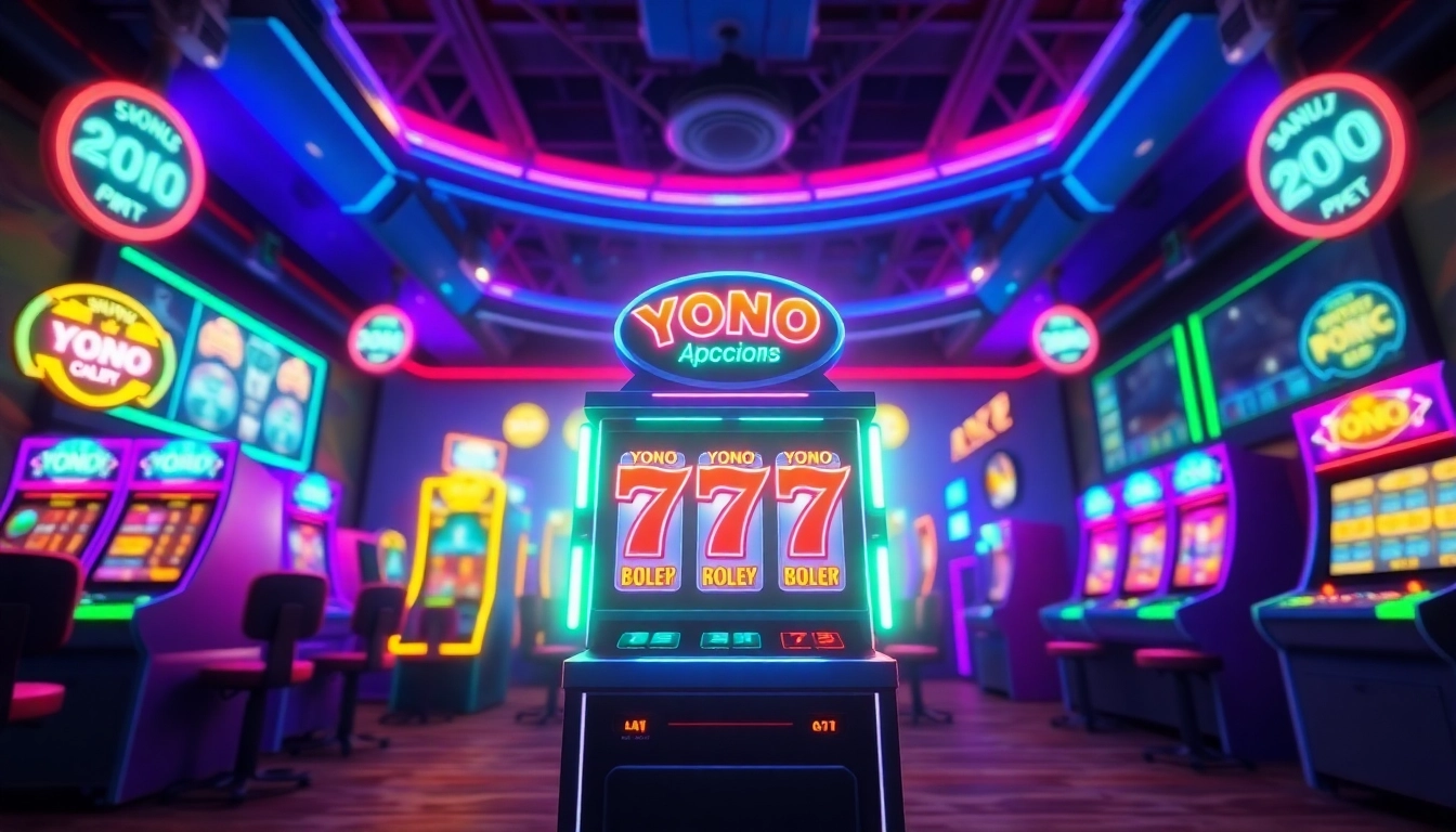 Experience the thrill of Yono 777 with vibrant graphics and an electrifying gaming atmosphere.