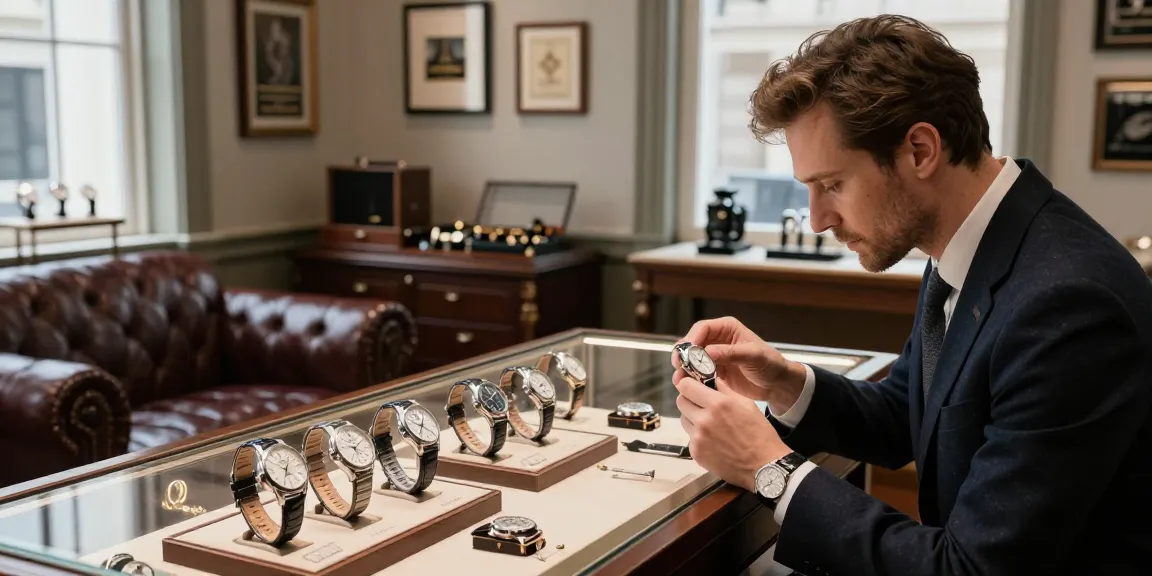Showcasing super clone watches in a luxurious showroom highlighting craftsmanship and elegance.