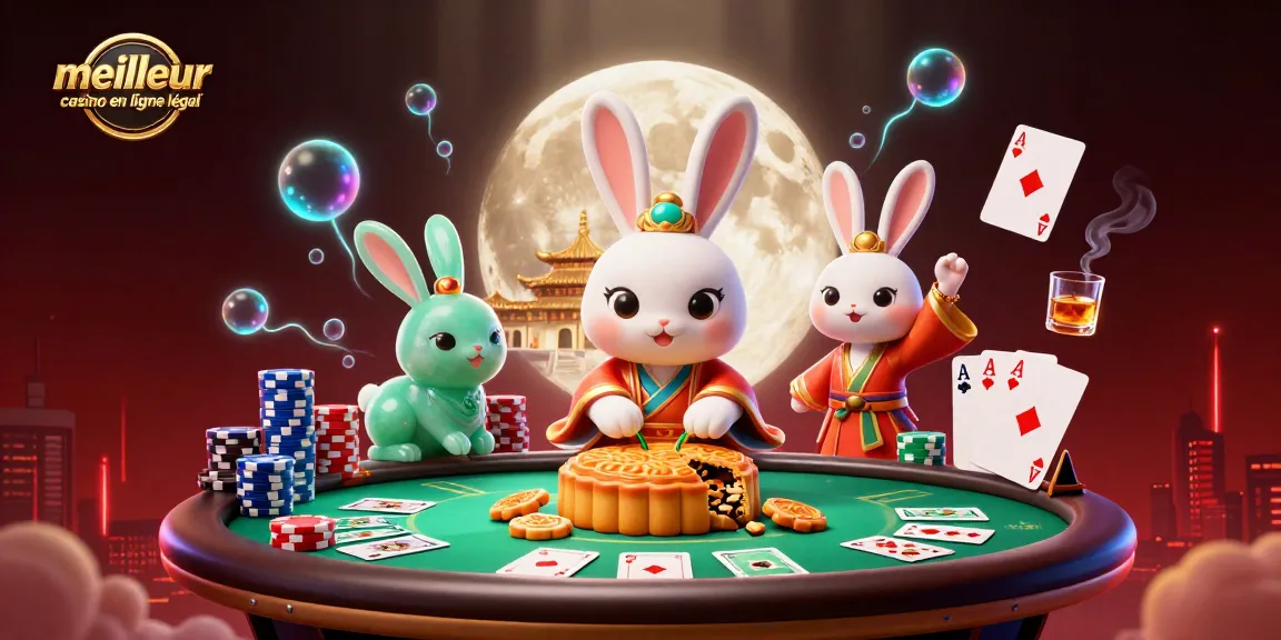 Jouer au meilleur casino en ligne légal avec des personnages de folklore chinois et des éléments de poker.