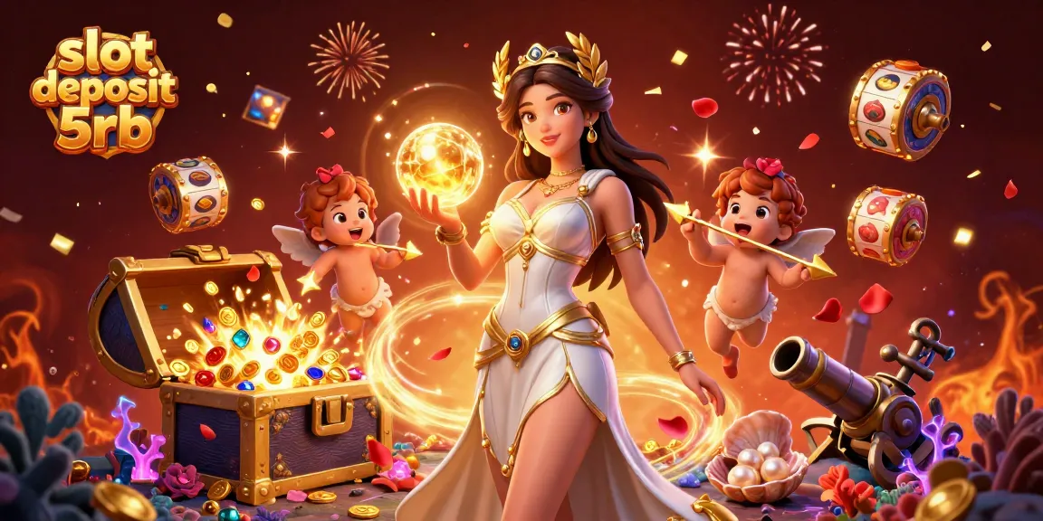 Experience exciting gameplay with slot deposit 5rb as you explore various game elements in this detailed illustration.
