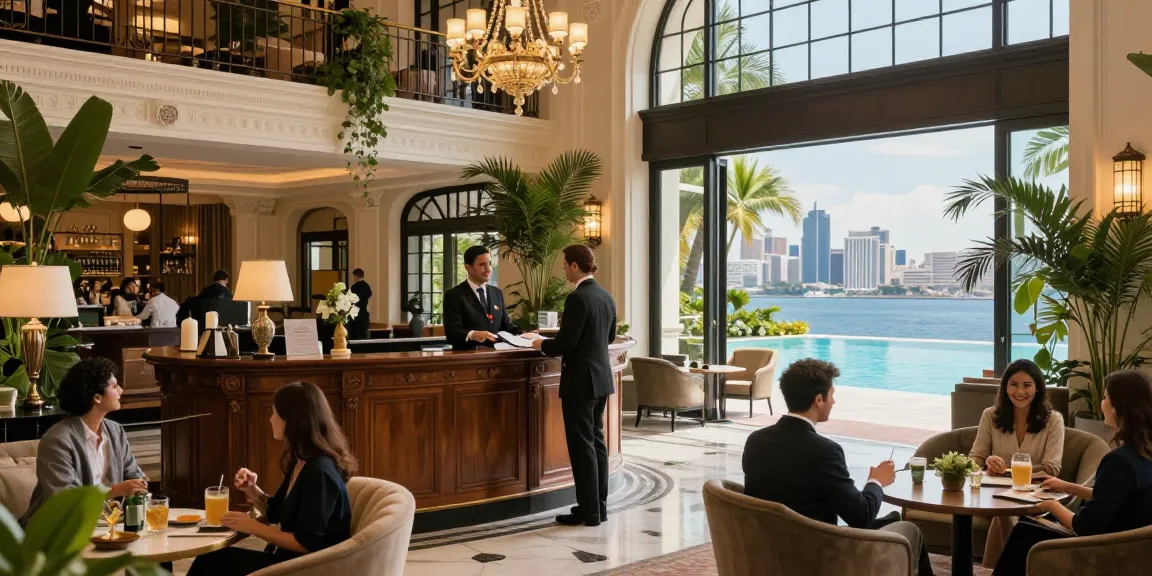 Carter Hotel luxurious lobby welcoming guests with elegant decor and inviting atmosphere, part of the rokok88 experience.