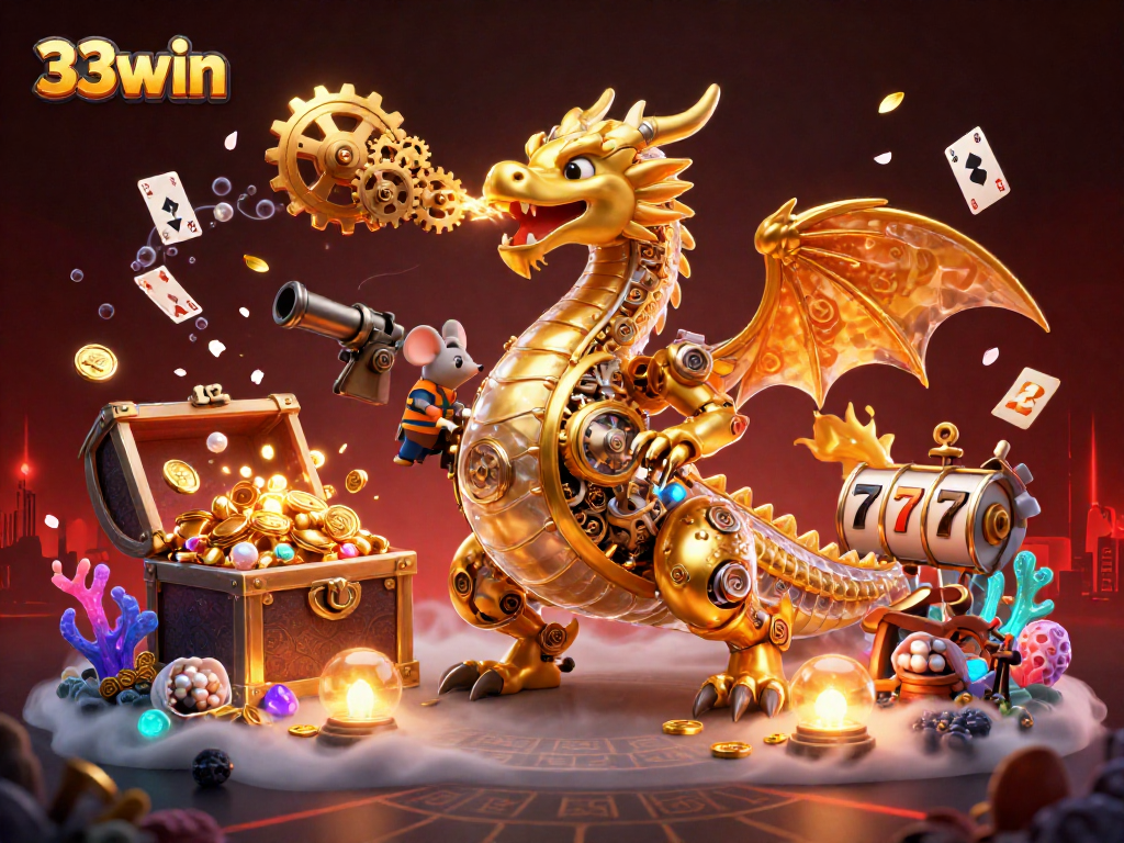 Engage with the thrilling 33win casino experience featuring dynamic characters and vibrant game elements.