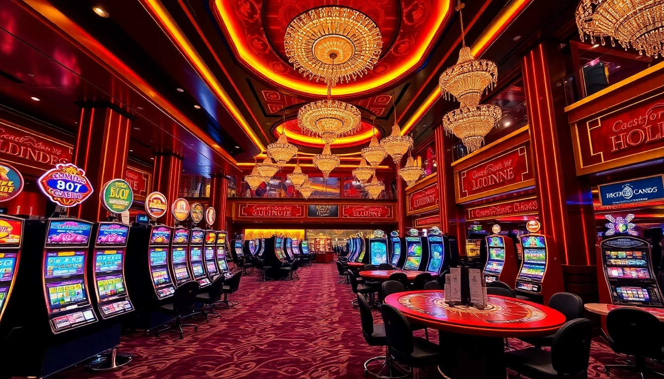 Experience excitement at a Non gamstop Casino Uk with vibrant gaming tables and luxurious details.