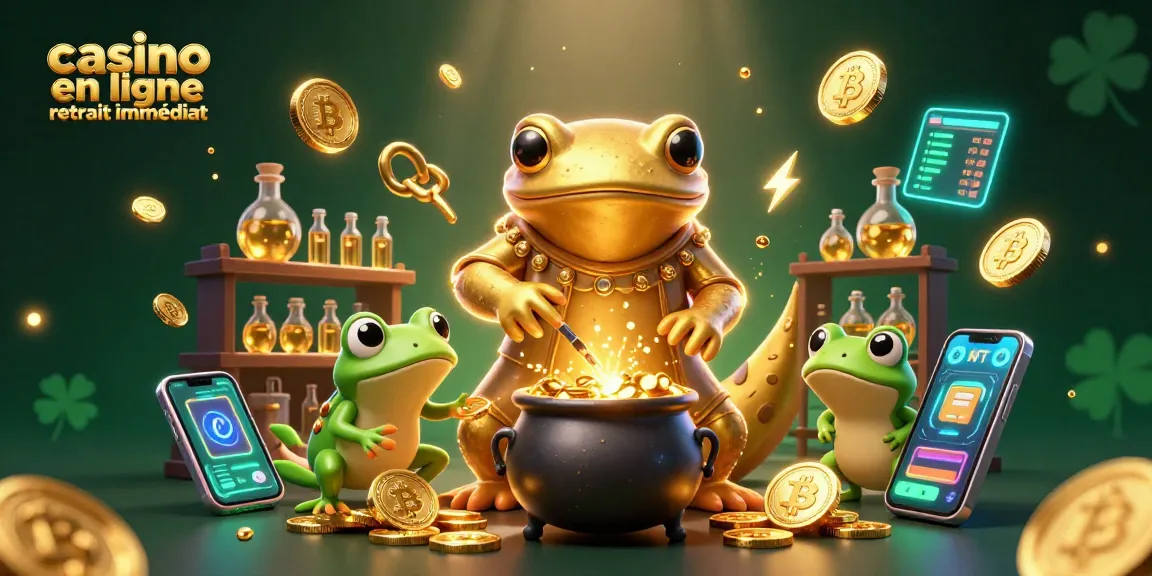 Jouez au casino en ligne retrait immédiat avec des personnages de casino animés et des éléments de jeu dynamiques.