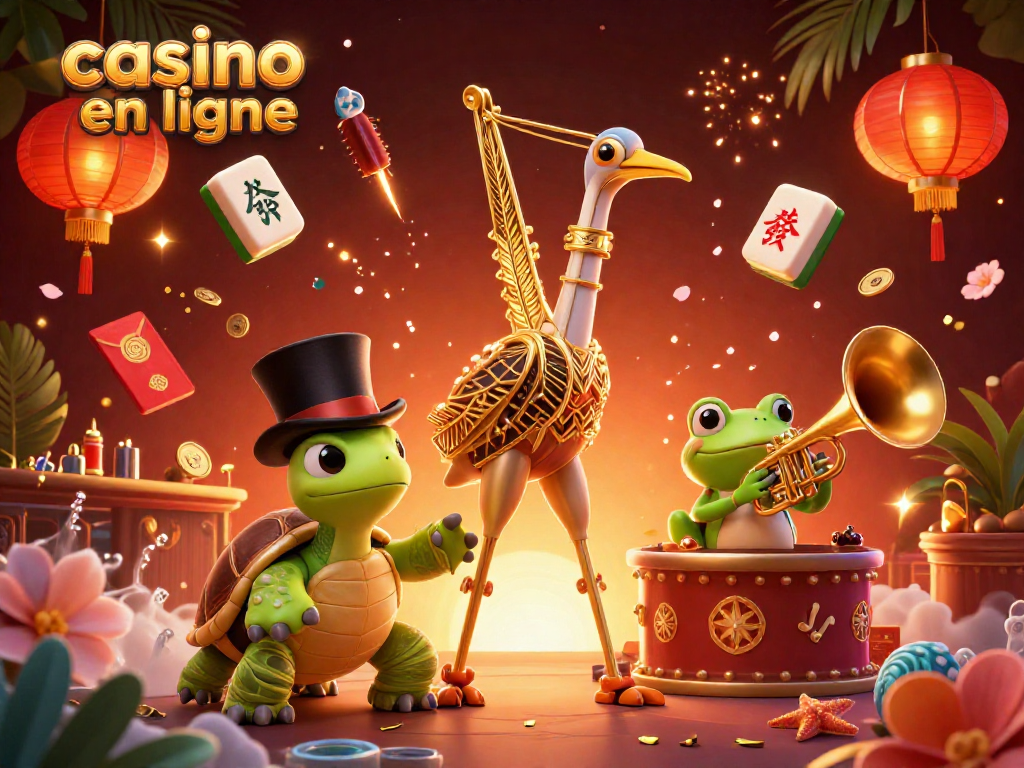 Découvrez le casino en ligne où les jeux prennent vie avec des personnages animés et des éléments de jeu lumineux.