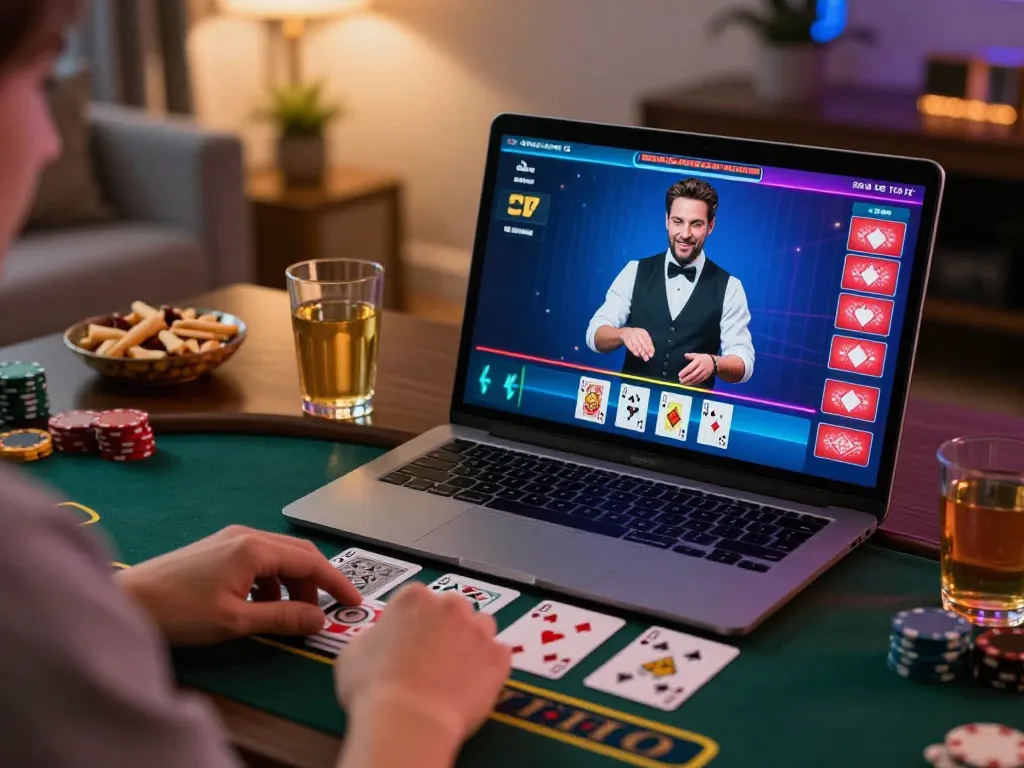 Experience the excitement of 23win com while playing live dealer games from home, showcasing dynamic gameplay.